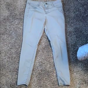 Grey skinny jeans